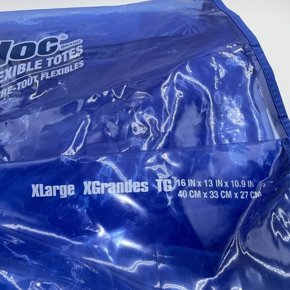 Lot Of 3 Ziploc XL Flexible Totes Bags 10 Gallon 16